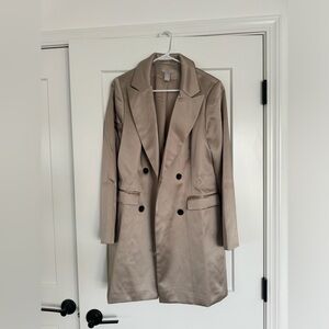 Never worn H&M tuxedo jacket dress